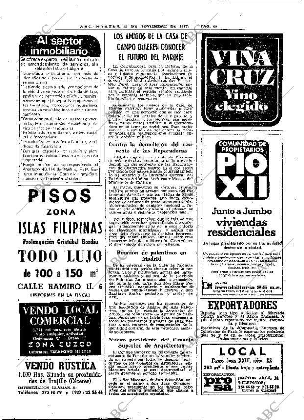 ABC MADRID 22-11-1977 página 56