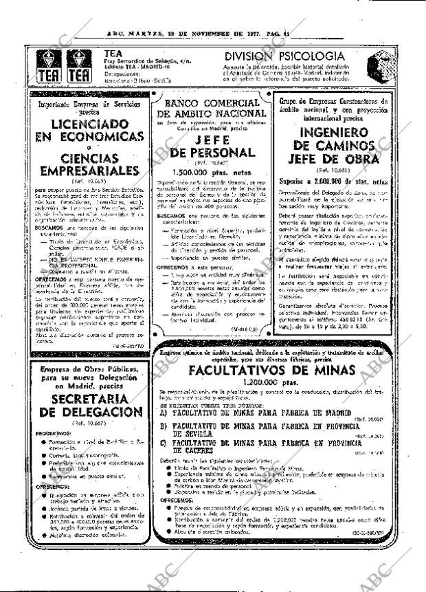 ABC MADRID 22-11-1977 página 60