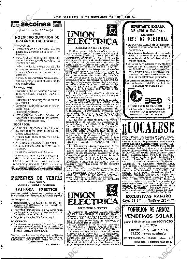 ABC MADRID 22-11-1977 página 70