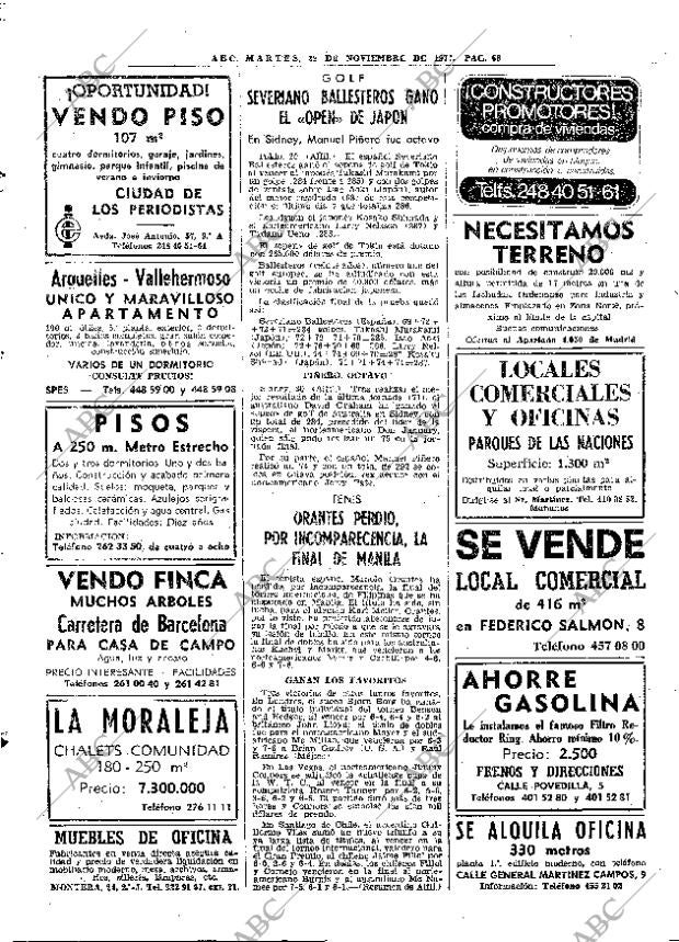 ABC MADRID 22-11-1977 página 82