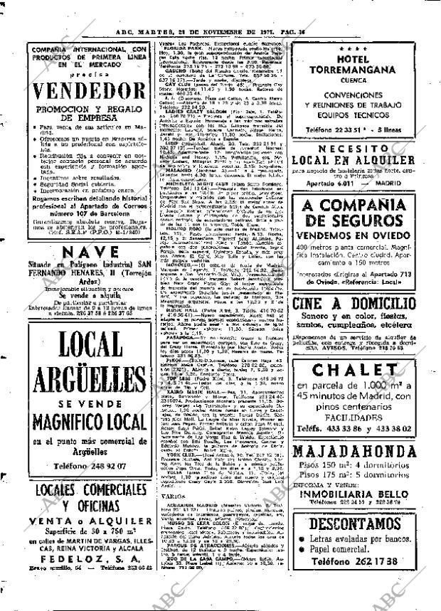 ABC MADRID 22-11-1977 página 92