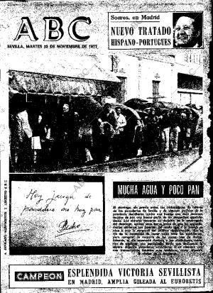 ABC SEVILLA 22-11-1977 página 1