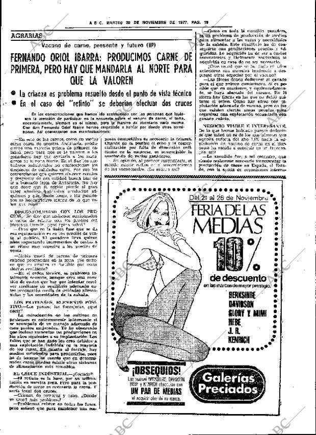 ABC SEVILLA 22-11-1977 página 49