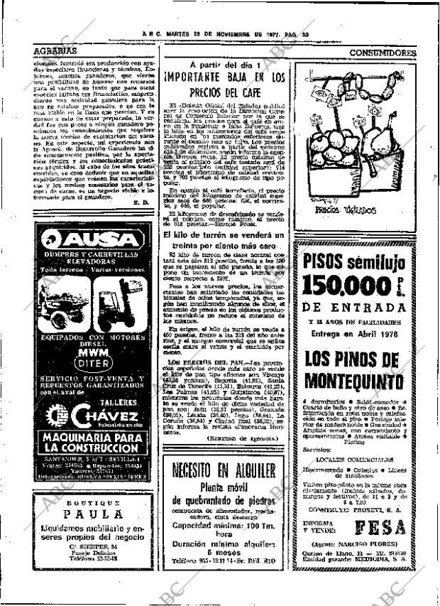 ABC SEVILLA 22-11-1977 página 50