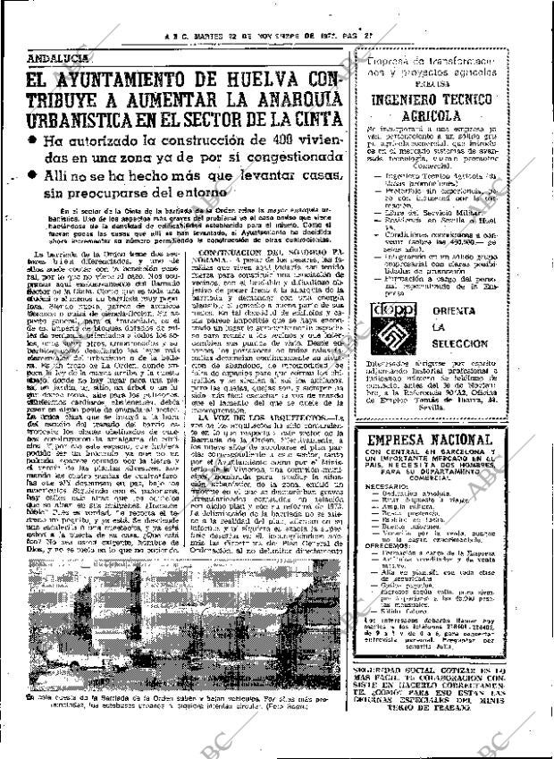 ABC SEVILLA 22-11-1977 página 57