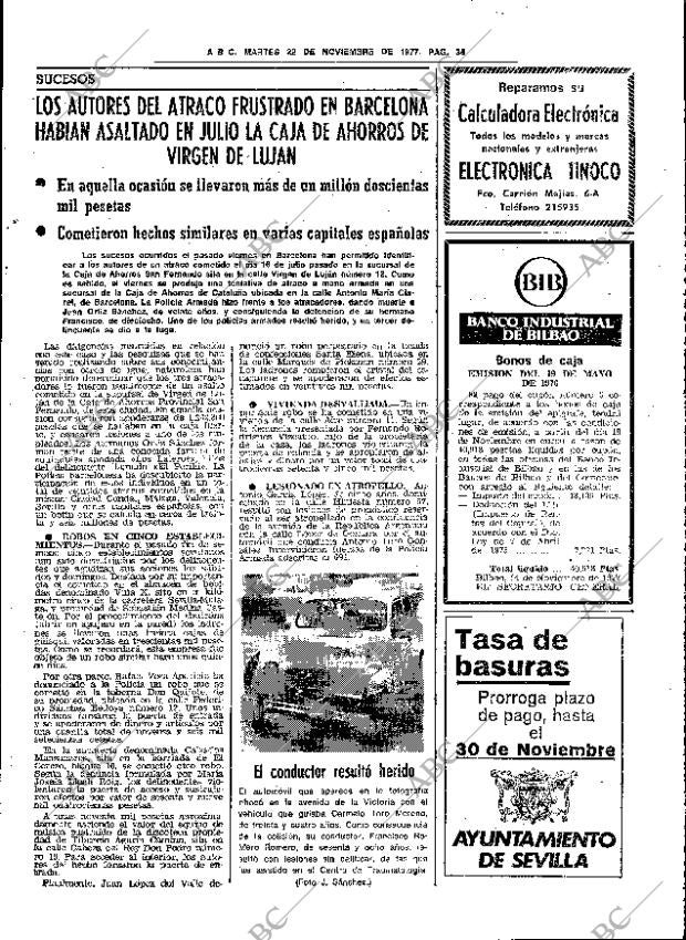 ABC SEVILLA 22-11-1977 página 65