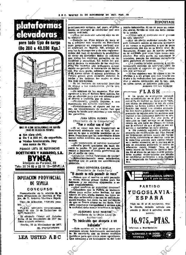 ABC SEVILLA 22-11-1977 página 68