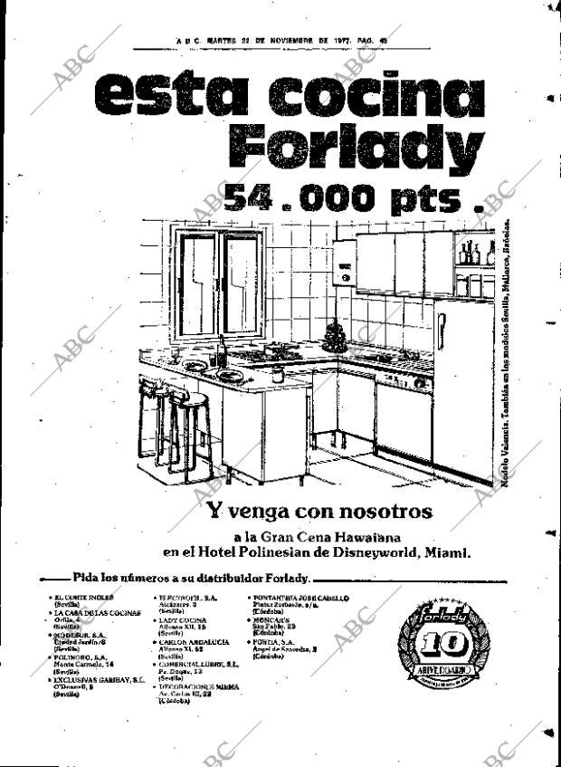 ABC SEVILLA 22-11-1977 página 73