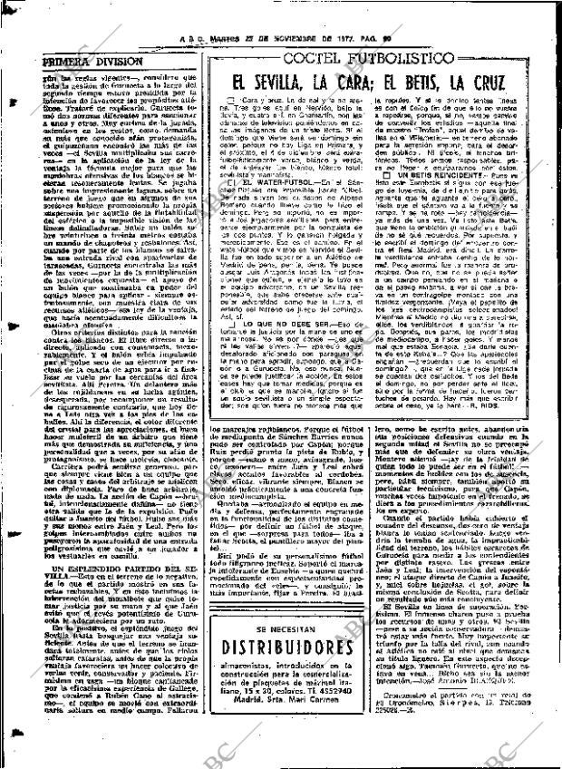 ABC SEVILLA 22-11-1977 página 80