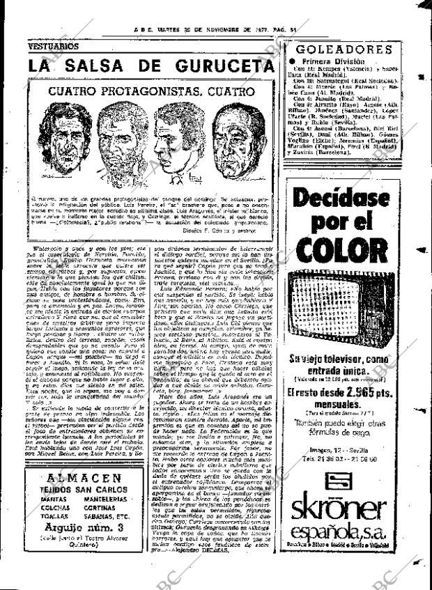 ABC SEVILLA 22-11-1977 página 81