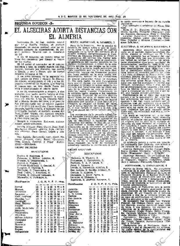 ABC SEVILLA 22-11-1977 página 86