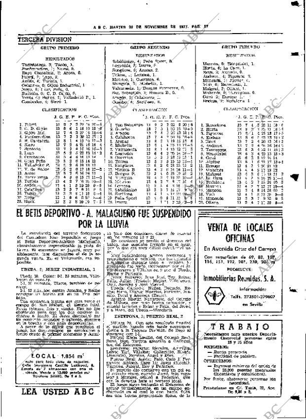 ABC SEVILLA 22-11-1977 página 87