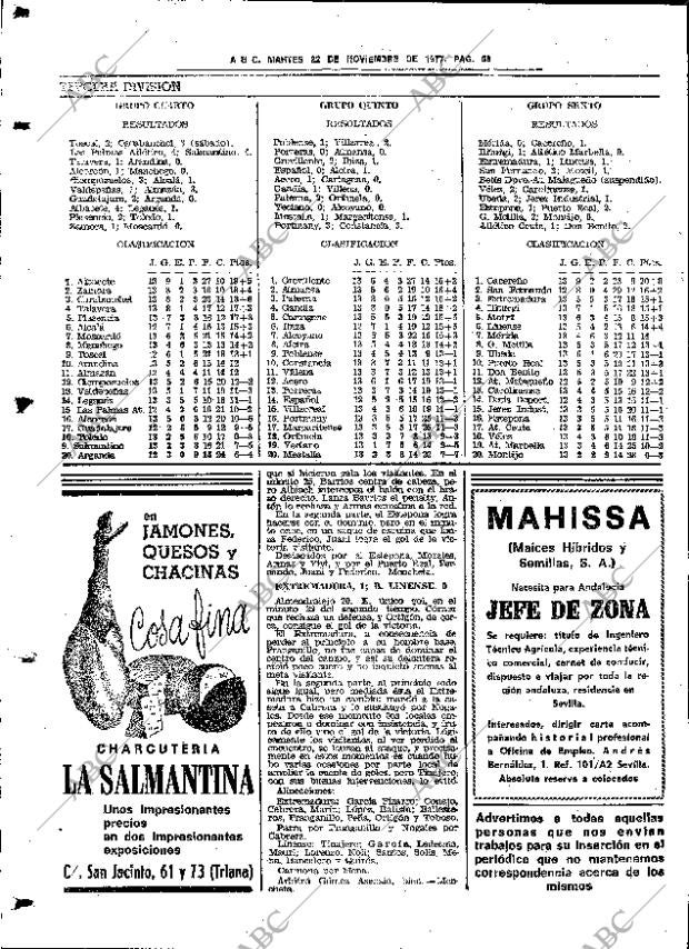 ABC SEVILLA 22-11-1977 página 88
