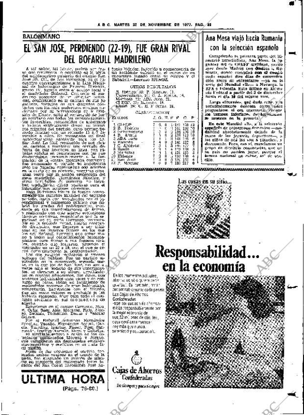 ABC SEVILLA 22-11-1977 página 89