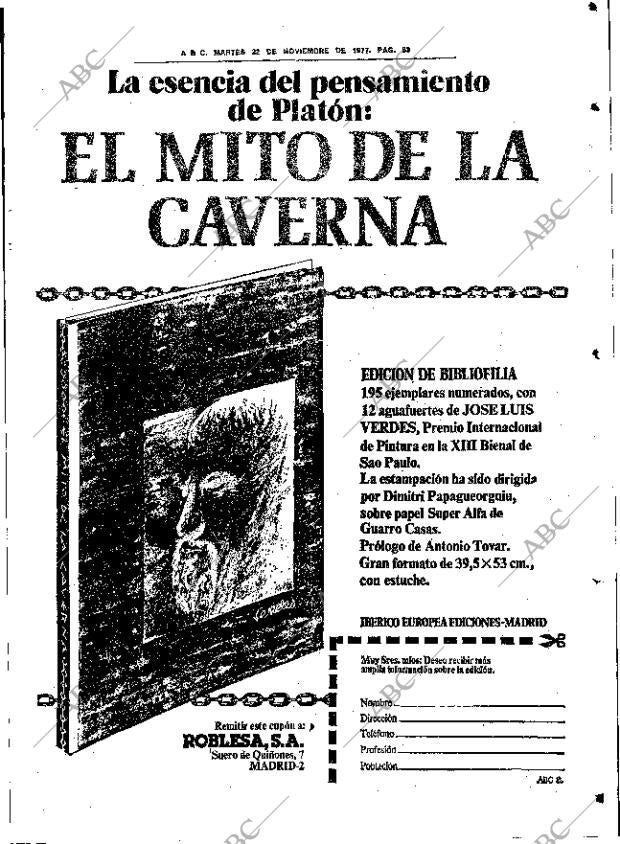 ABC SEVILLA 22-11-1977 página 93