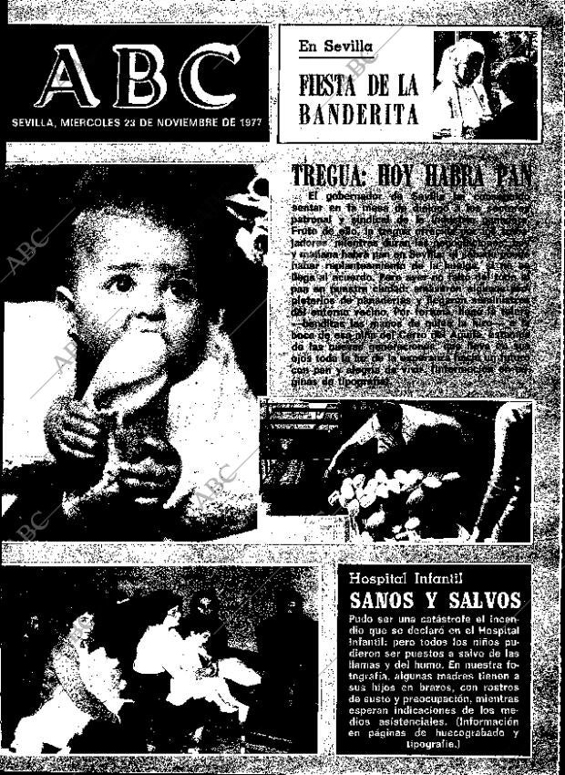 ABC SEVILLA 23-11-1977 página 1