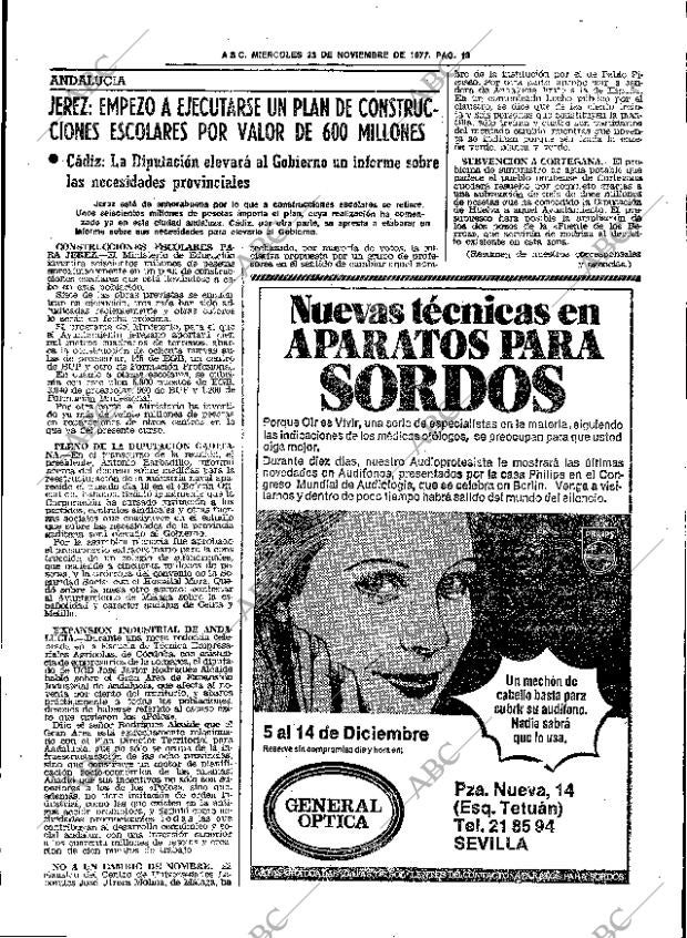 ABC SEVILLA 23-11-1977 página 21