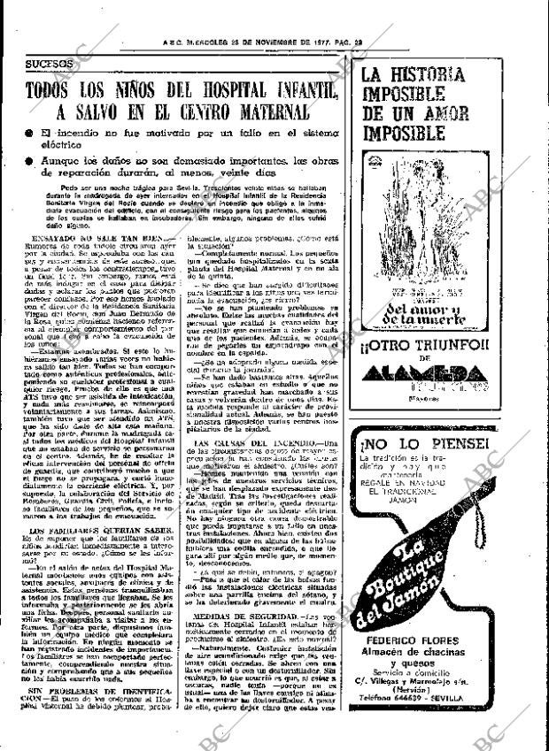 ABC SEVILLA 23-11-1977 página 31