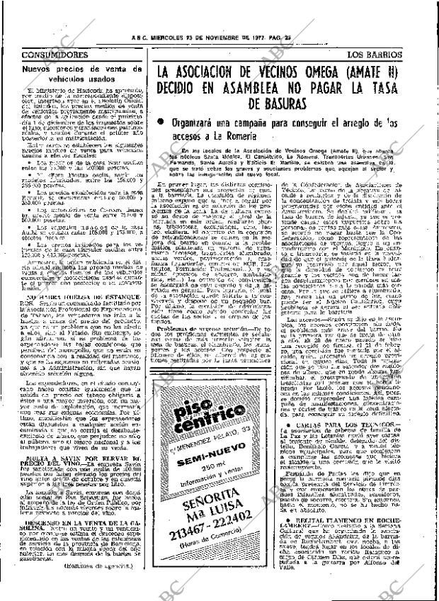 ABC SEVILLA 23-11-1977 página 33