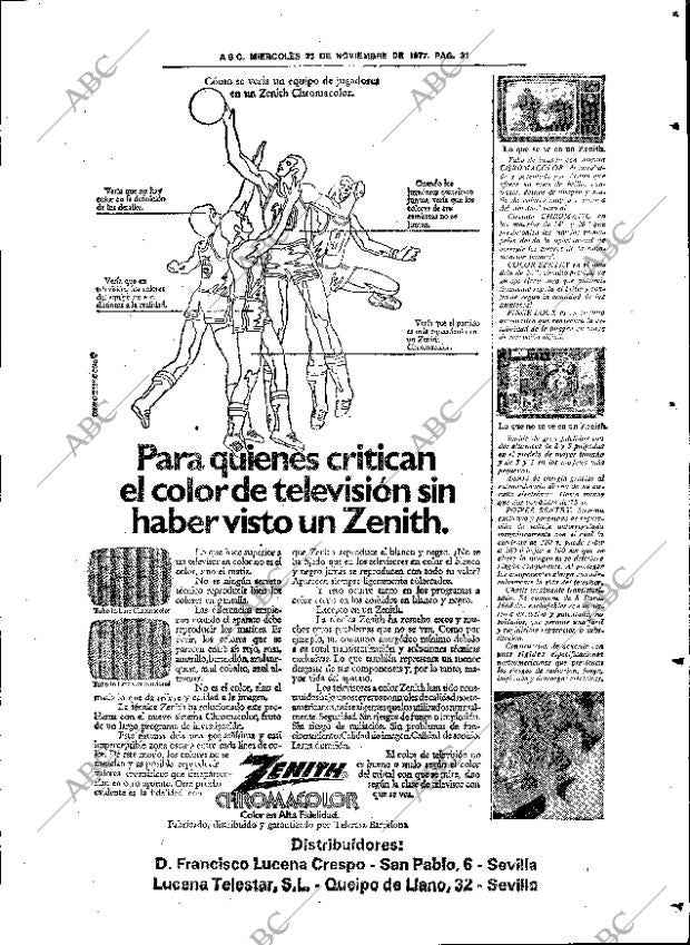 ABC SEVILLA 23-11-1977 página 39