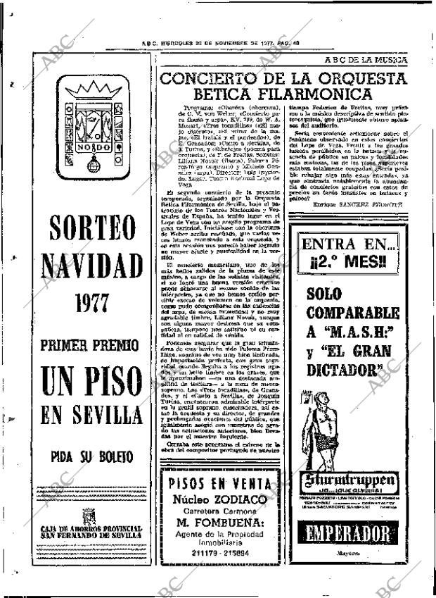 ABC SEVILLA 23-11-1977 página 48