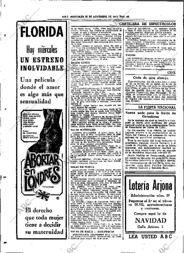 ABC SEVILLA 23-11-1977 página 50