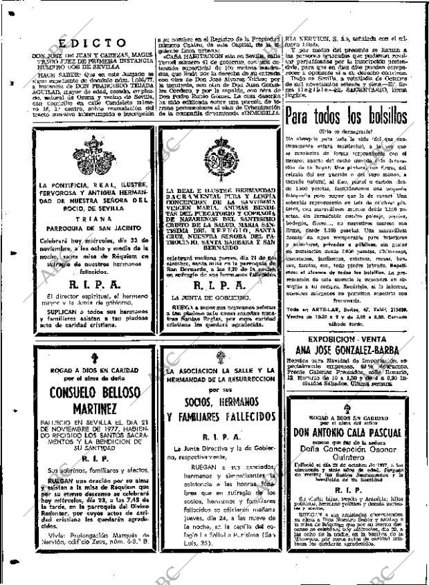 ABC SEVILLA 23-11-1977 página 60
