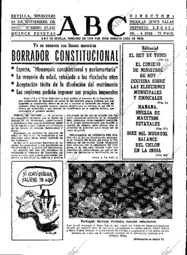 ABC SEVILLA 23-11-1977 página 9
