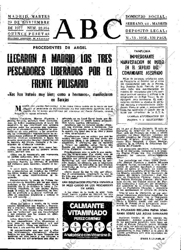 ABC MADRID 29-11-1977 página 17