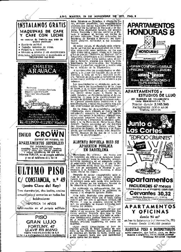 ABC MADRID 29-11-1977 página 22