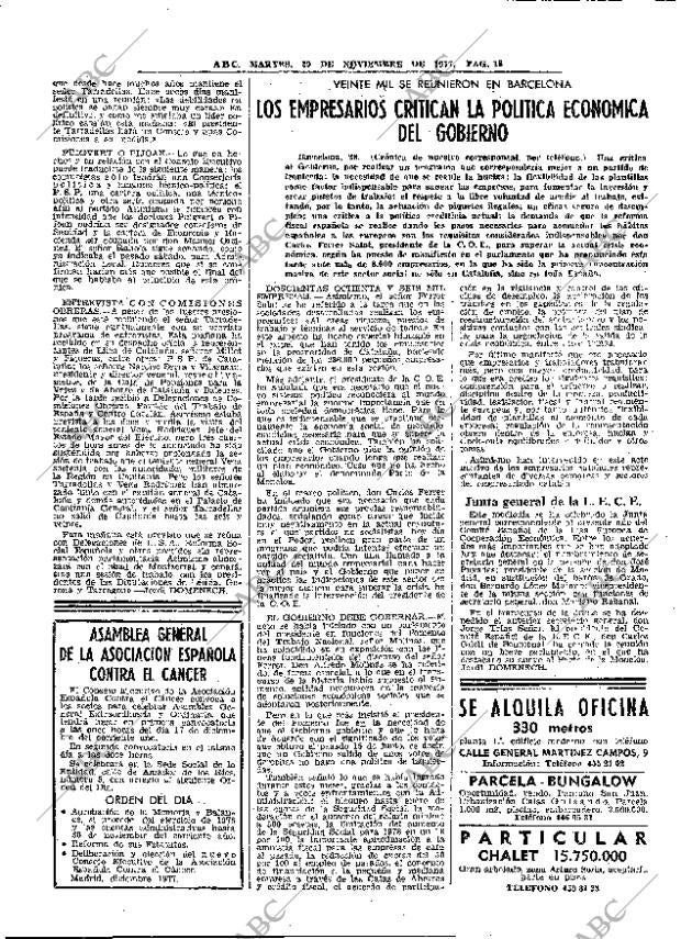 ABC MADRID 29-11-1977 página 34