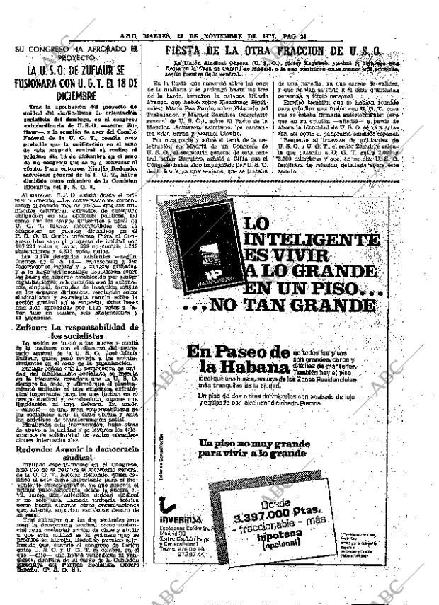 ABC MADRID 29-11-1977 página 37