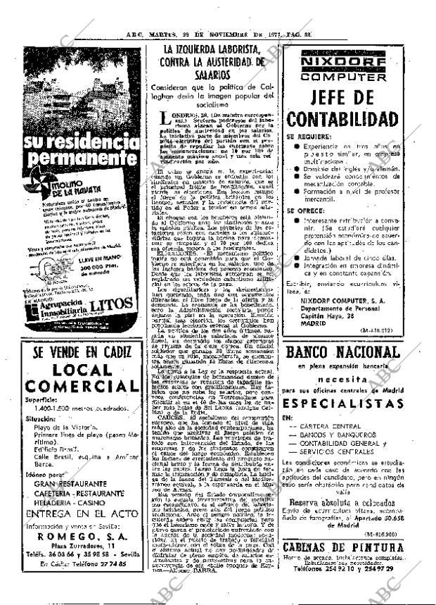 ABC MADRID 29-11-1977 página 48