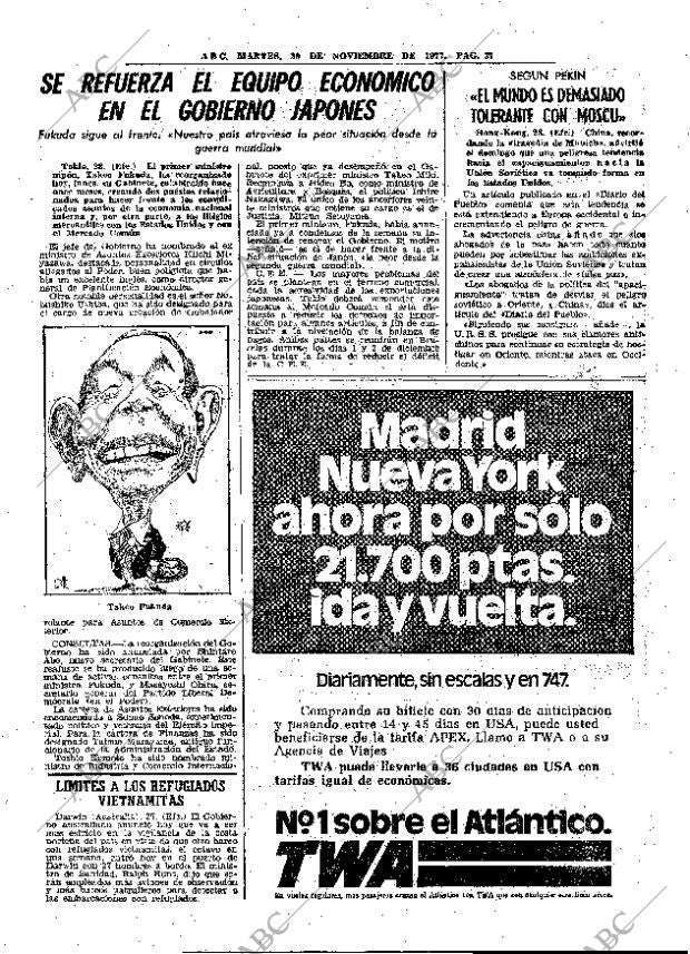 ABC MADRID 29-11-1977 página 53