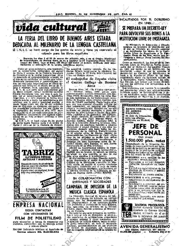 ABC MADRID 29-11-1977 página 61