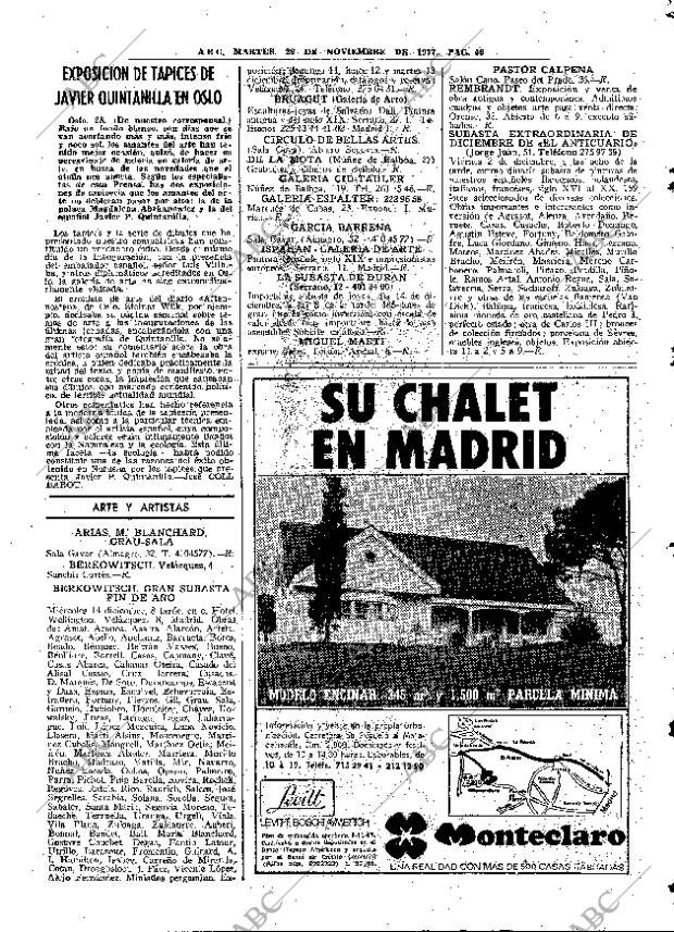 ABC MADRID 29-11-1977 página 65