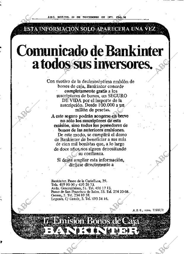 ABC MADRID 29-11-1977 página 70