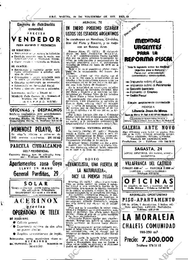 ABC MADRID 29-11-1977 página 82