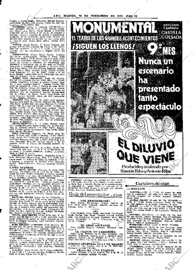 ABC MADRID 29-11-1977 página 90