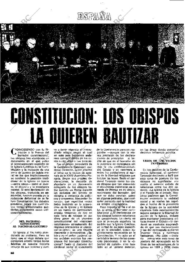 BLANCO Y NEGRO MADRID 30-11-1977 página 22