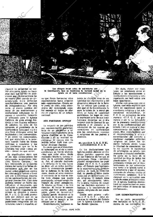 BLANCO Y NEGRO MADRID 30-11-1977 página 23