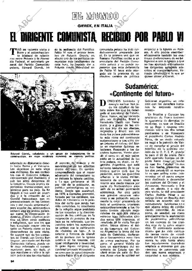 BLANCO Y NEGRO MADRID 30-11-1977 página 36