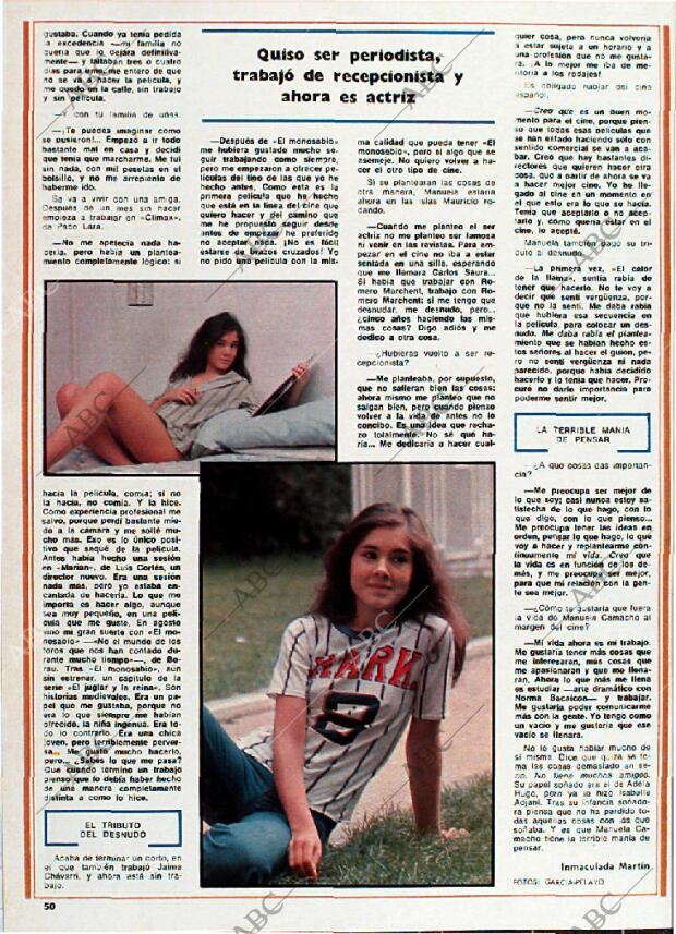 BLANCO Y NEGRO MADRID 30-11-1977 página 50