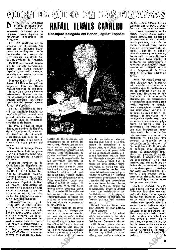 BLANCO Y NEGRO MADRID 30-11-1977 página 61