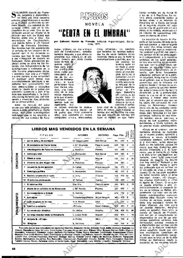 BLANCO Y NEGRO MADRID 30-11-1977 página 66