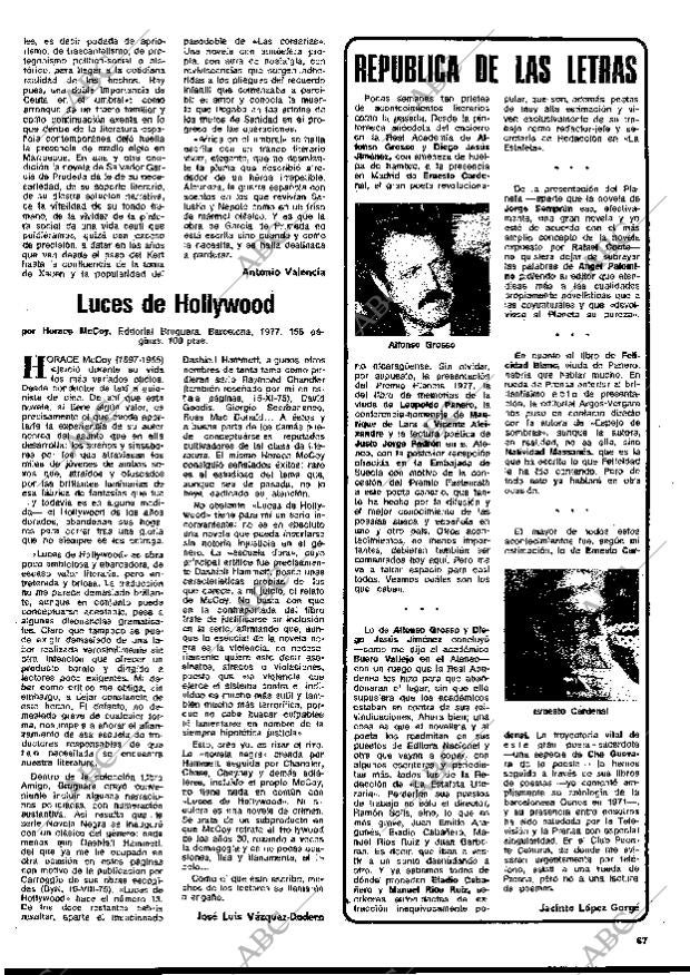 BLANCO Y NEGRO MADRID 30-11-1977 página 67