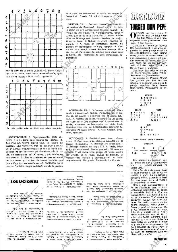 BLANCO Y NEGRO MADRID 30-11-1977 página 77