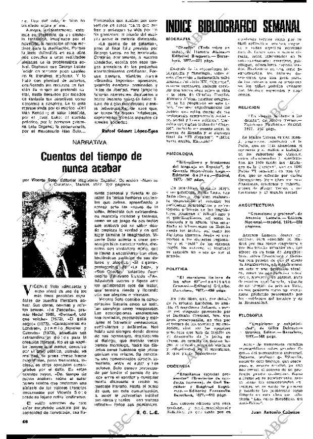 BLANCO Y NEGRO MADRID 07-12-1977 página 66