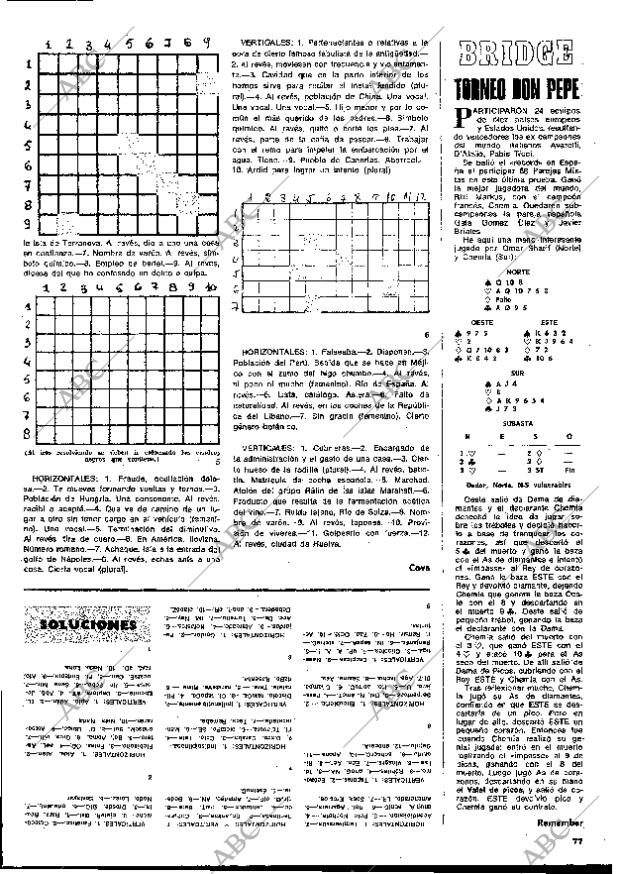 BLANCO Y NEGRO MADRID 07-12-1977 página 77