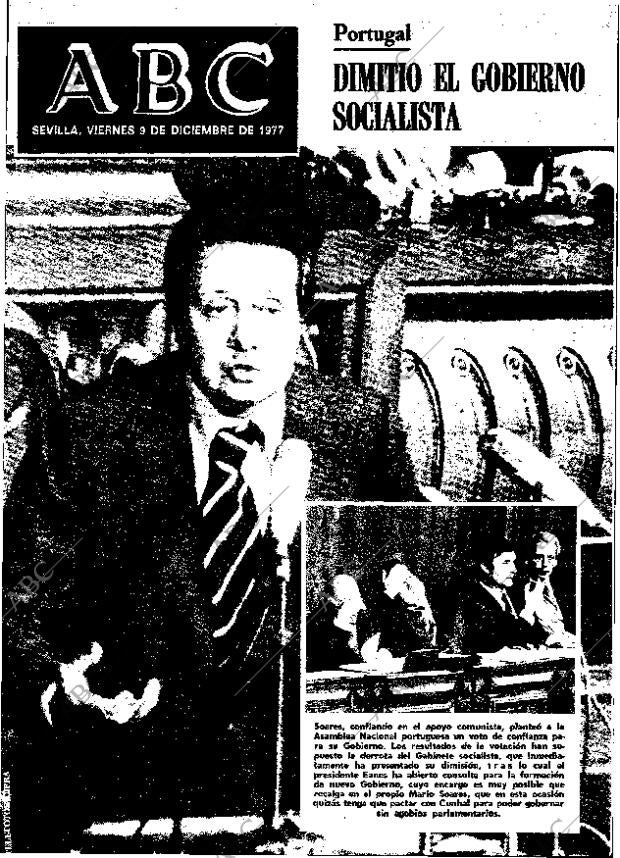 ABC SEVILLA 09-12-1977 página 1